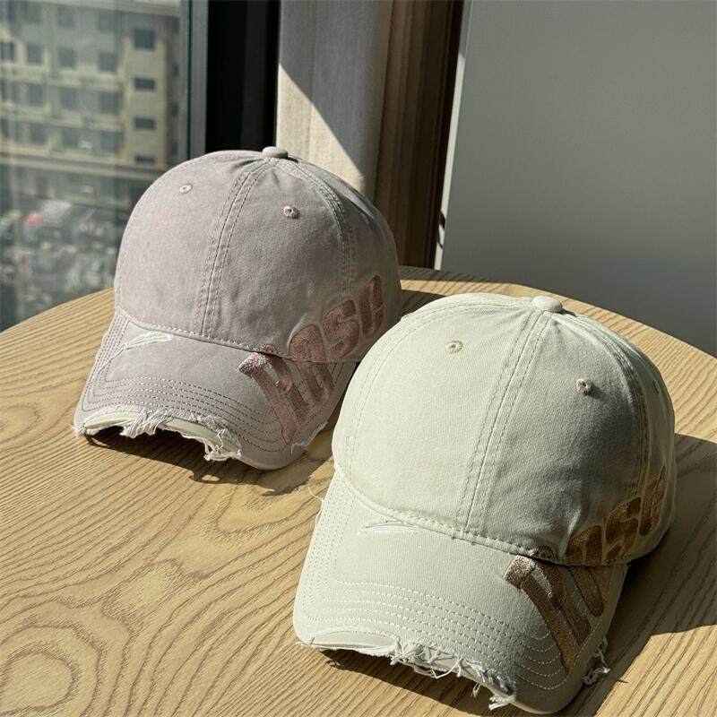 Men's Distressed Cotton Baseball Cap Stornfield 1784270811