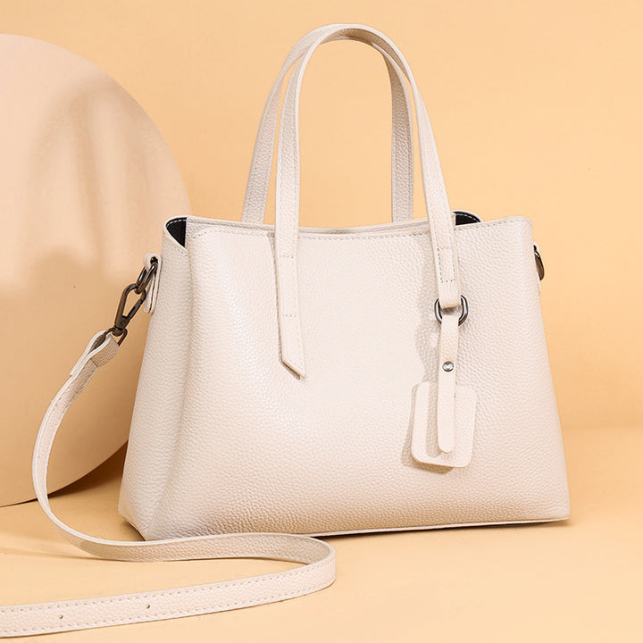 Textured Leather Tote Bag Stornfield 1785771205