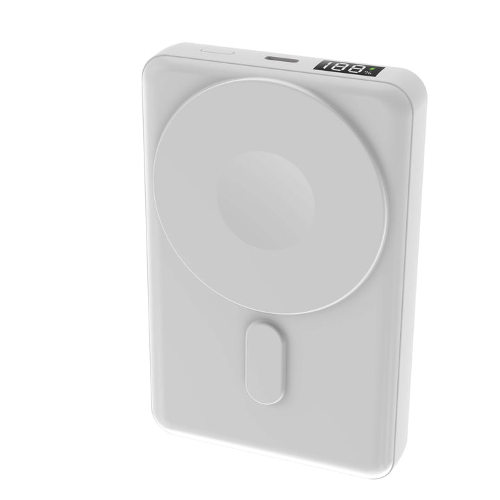 Portable power bank with multifunctional LED display and integrated cable management Stornfield