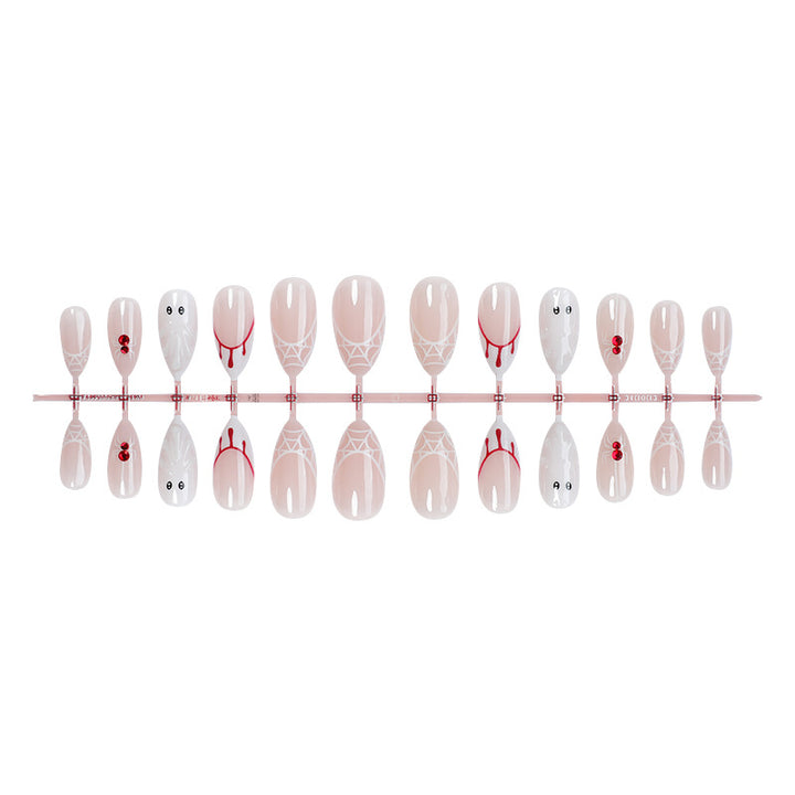 Artistic Press-On Nail Set with Halloween Inspiration Stornfield