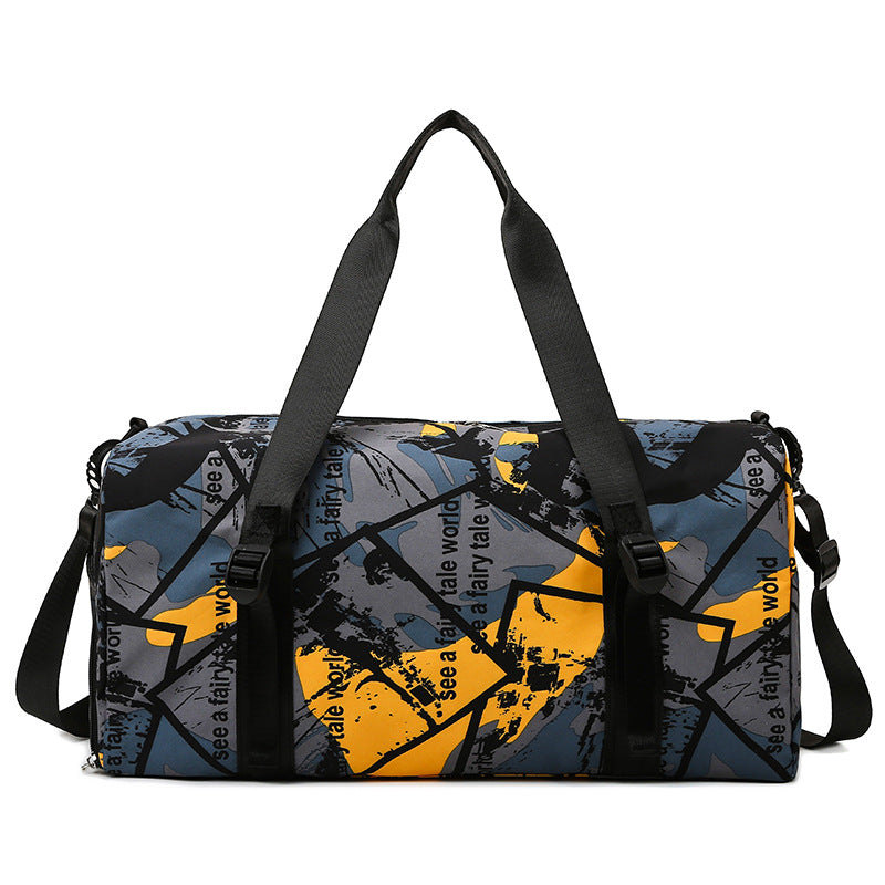 Spacious Artist-Inspired Gym Duffle Bag Stornfield