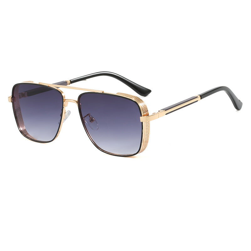 Women's fashionable square sunglasses with luxurious metal accents Stornfield