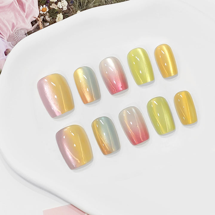 Gradient Color Art Nails Stornfield