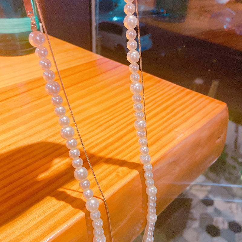 Elegant pearl glasses holder chain Stornfield
