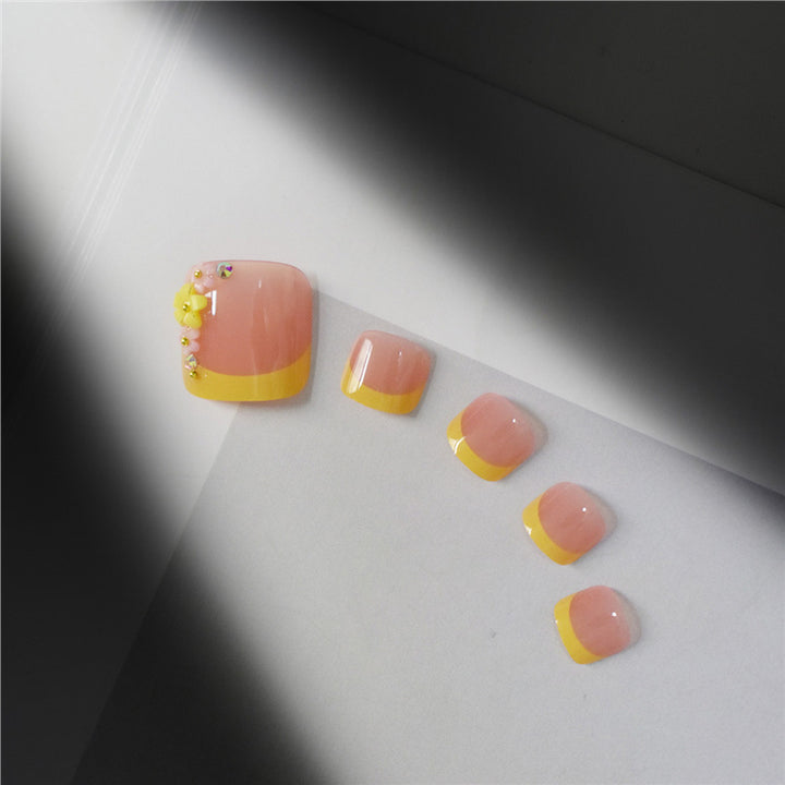 Decorative Press-On Toe Nails Stornfield