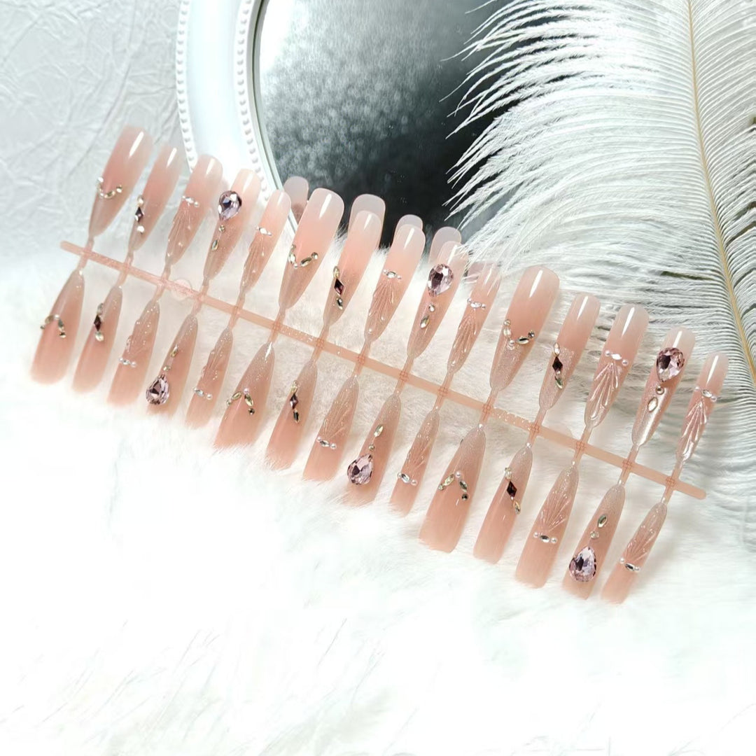 Artificial nails with luxurious decoration Stornfield