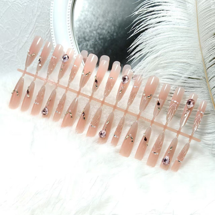 Artificial nails with luxurious decoration Stornfield