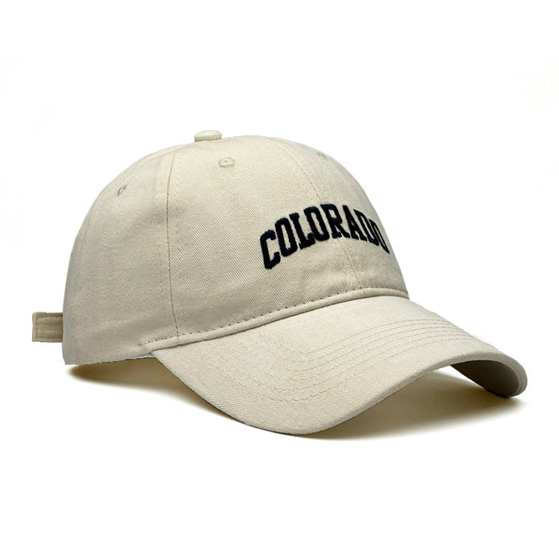 Women's fashionable cotton cap with embroidered lettering Stornfield