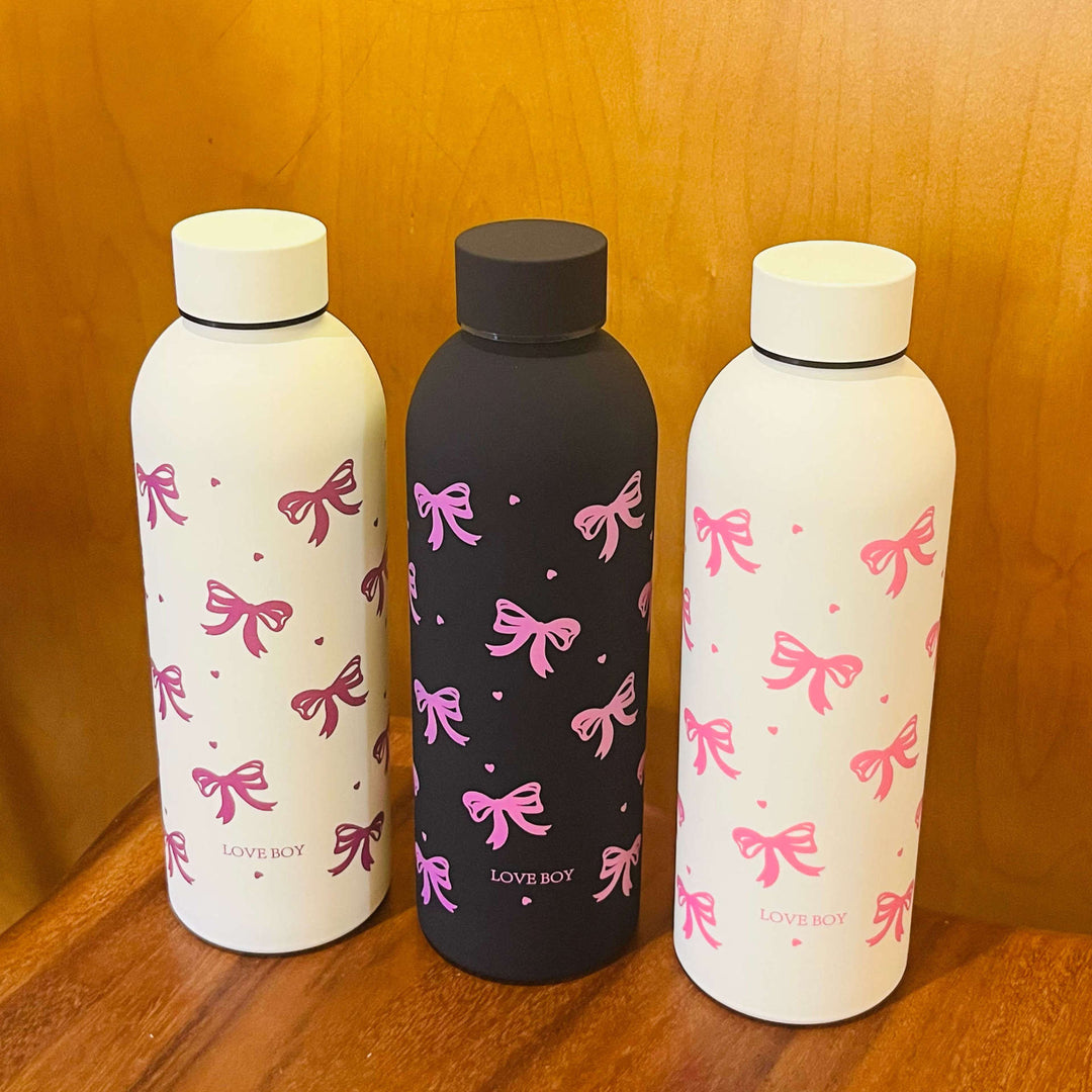 Women's insulated drinking bottle with stylish bow motif Stornfield