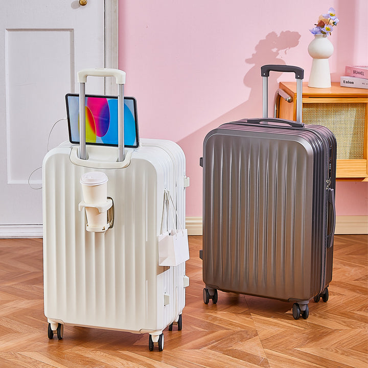 Functional Tech-Integrated Rolling Suitcase Stornfield