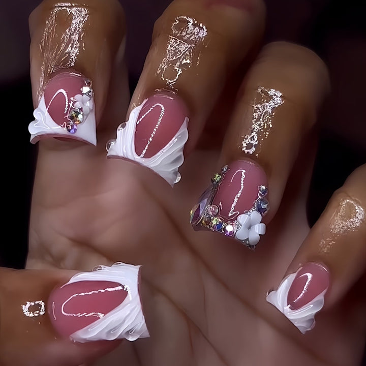Elegant Decorative Press-On Nails Stornfield