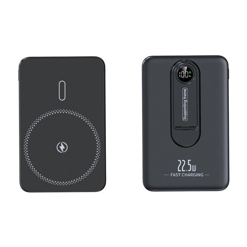 Portable Qi charging power bank with integrated fast charging function and digital display Stornfield