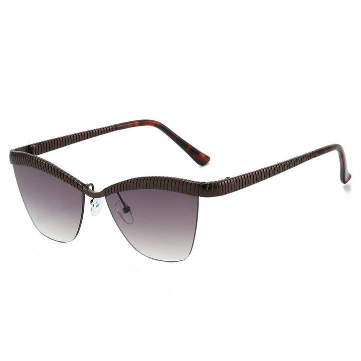 Modern Cat-Eye Sunglasses with Decorative Textured Frames Stornfield