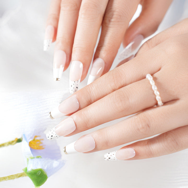 French Tip Decorative Nail Set Stornfield