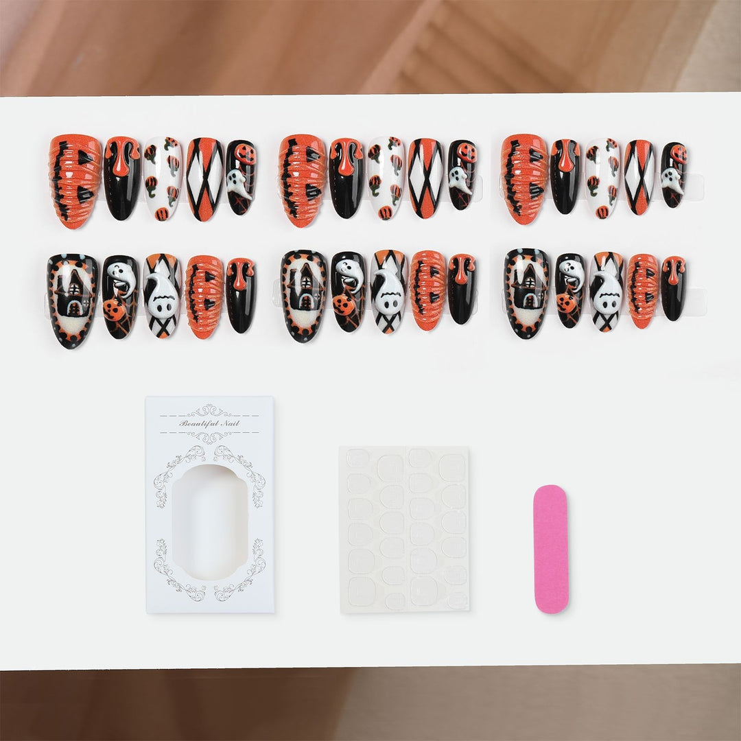 Artificial Nail Set in Halloween Design Stornfield