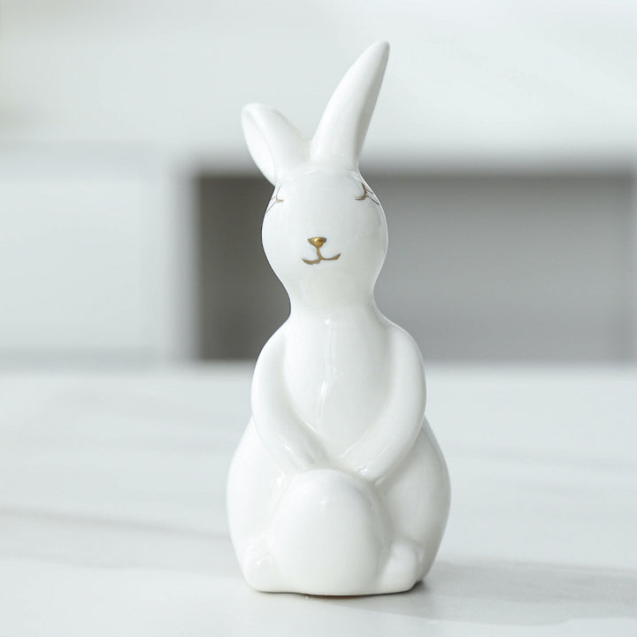 Ceramic Bunny Figurine Stornfeild