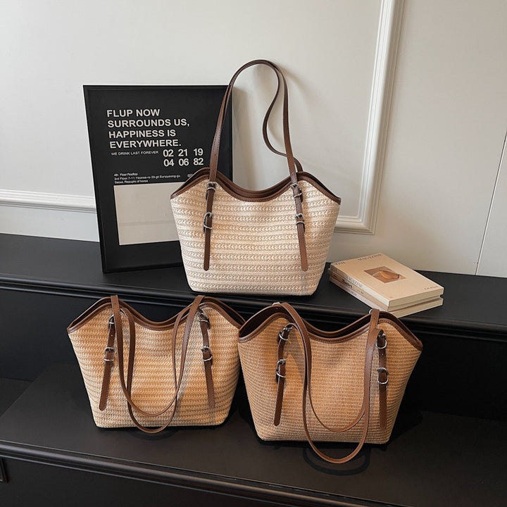 Stylish Straw Tote