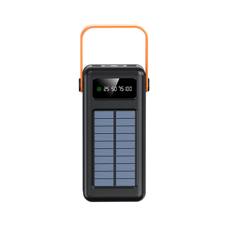 Solar Powerbank with Integrated Cable Management by Stornfield