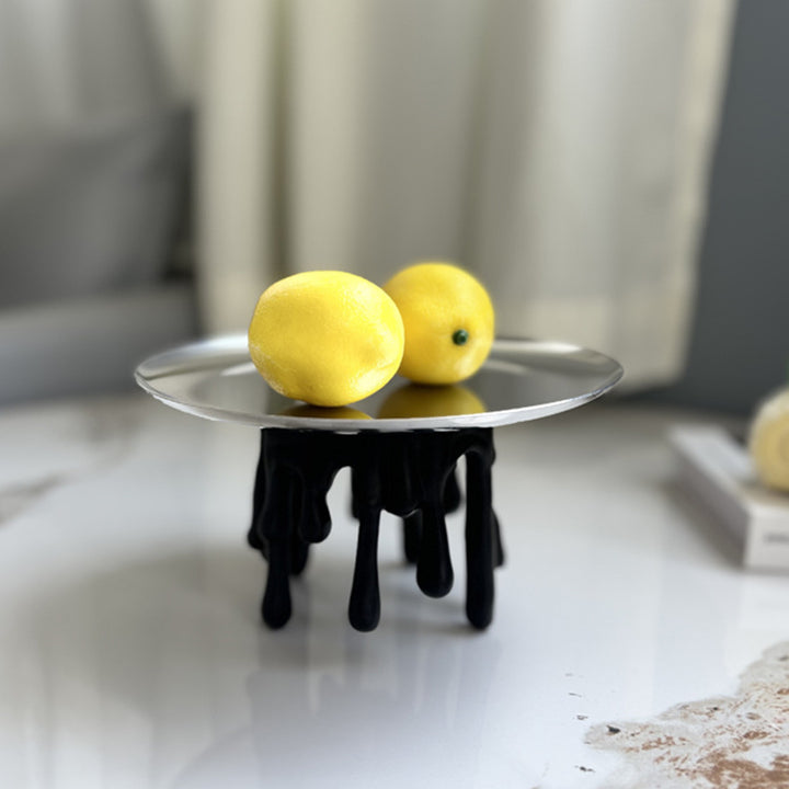 Artistic Drip-Style Decorative Tray
