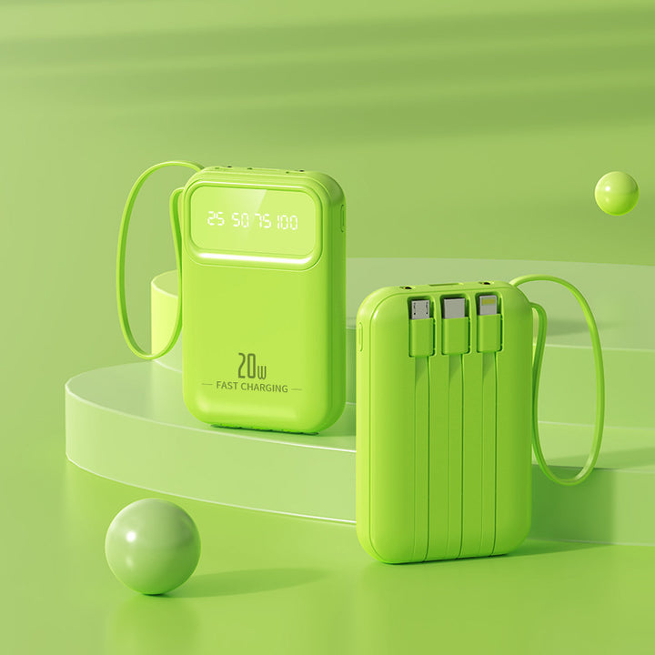 Compact power bank with integrated fast charging ports Stornfield