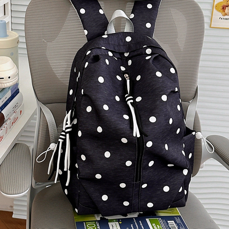 Polka Dot Patterned Casual Backpack Stornfield