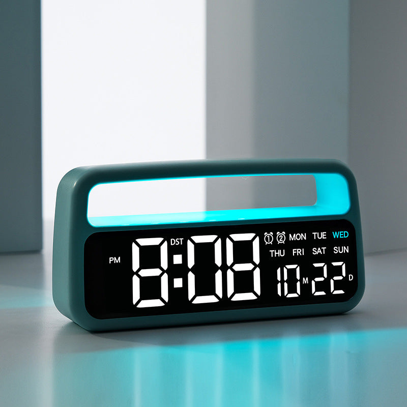 Digital alarm clock with clear LED display and modern features Stornfield