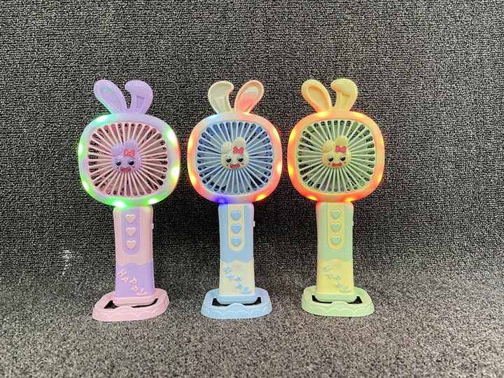 Unisex Portable Hand Fan with Cute Bunny Design Stornfield