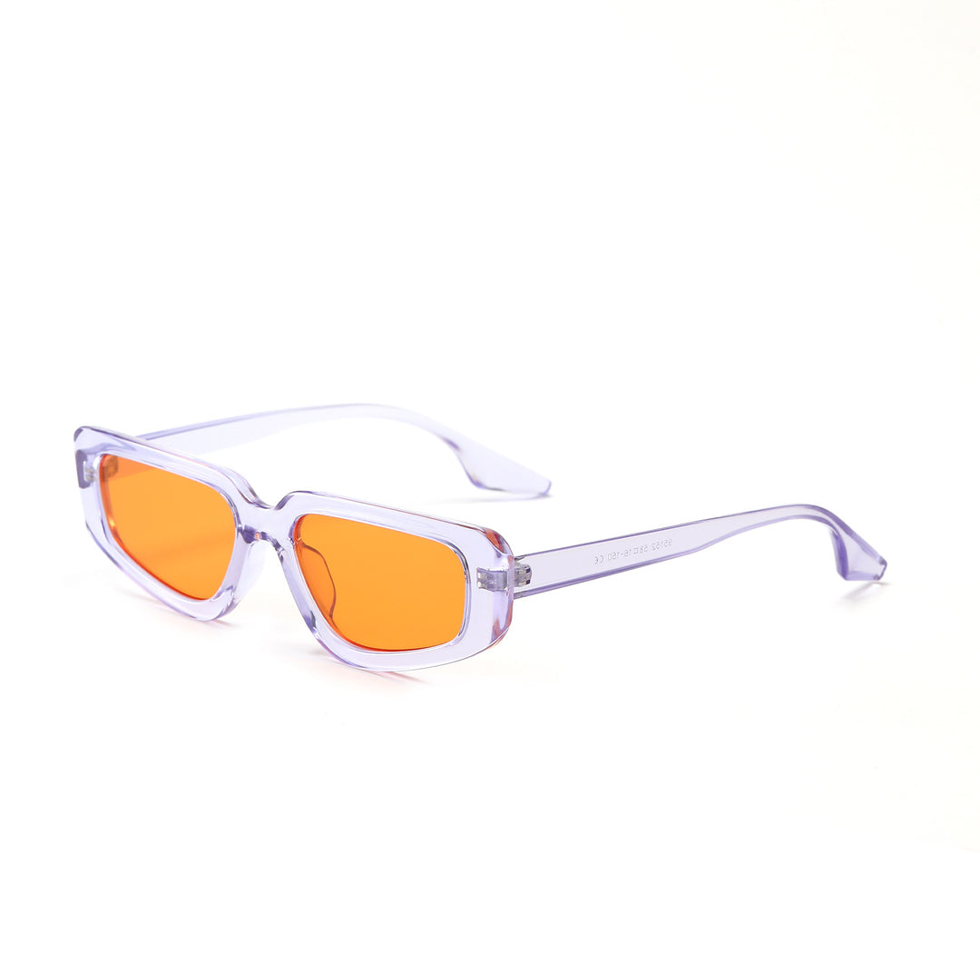 Women's stylish square sunglasses with modern high-gloss plastic frame Stornfield