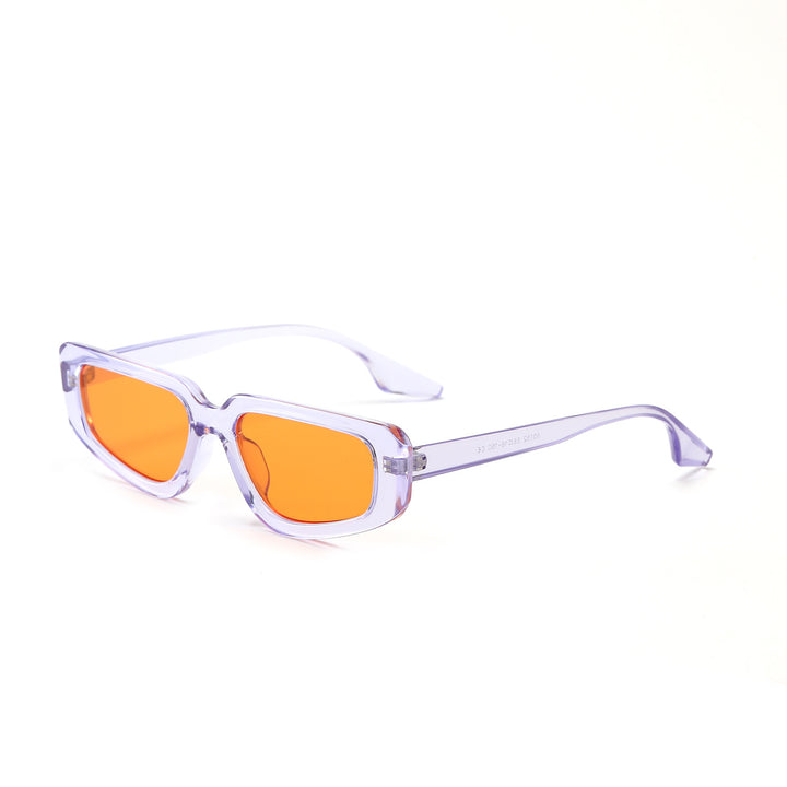 Women's stylish square sunglasses with modern high-gloss plastic frame Stornfield