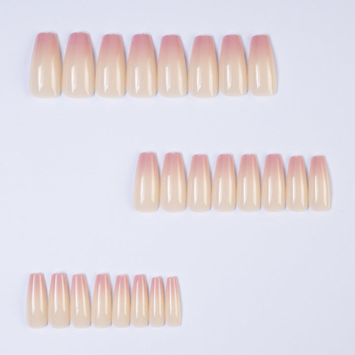 Artificial Nails in Modern French Style Stornfield