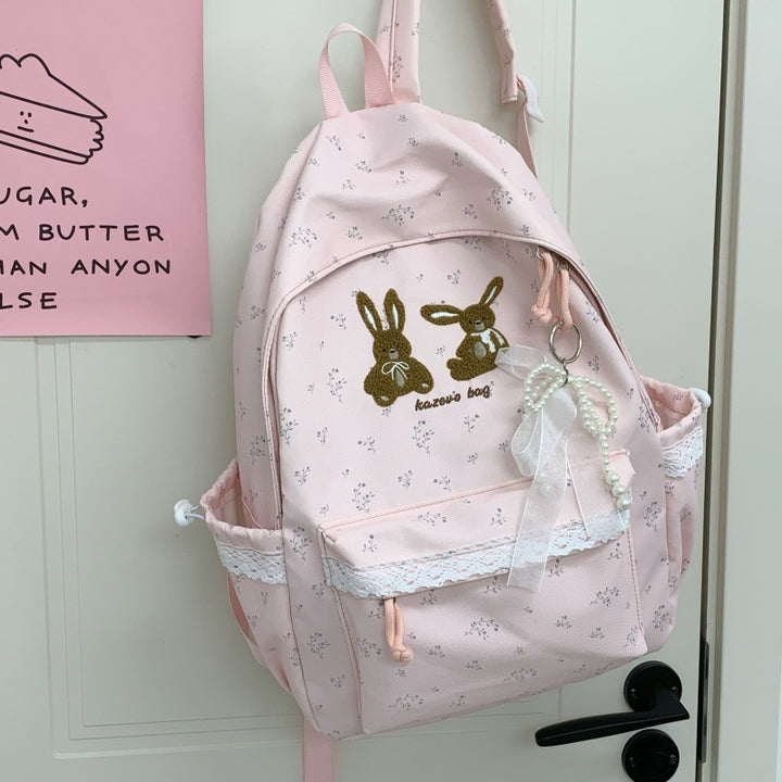 Cute Bunny-Themed Casual Backpack Stornfield