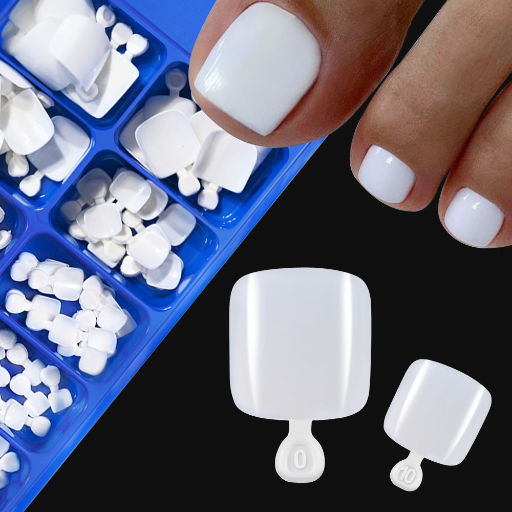 Full Coverage Press-On Toenail Tips Set