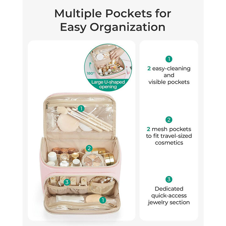 Multifunctional Cosmetic Organizer Bag with Removable Hanging System Stornfield