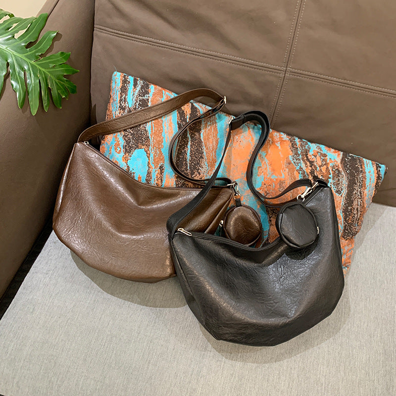 Casual Slouchy Shoulder Bag