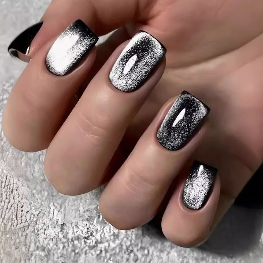 Elegant Glossy Press-On Nail Set Stornfield