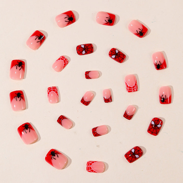 Spider Web Halloween Nail Art Extensions Stornfield