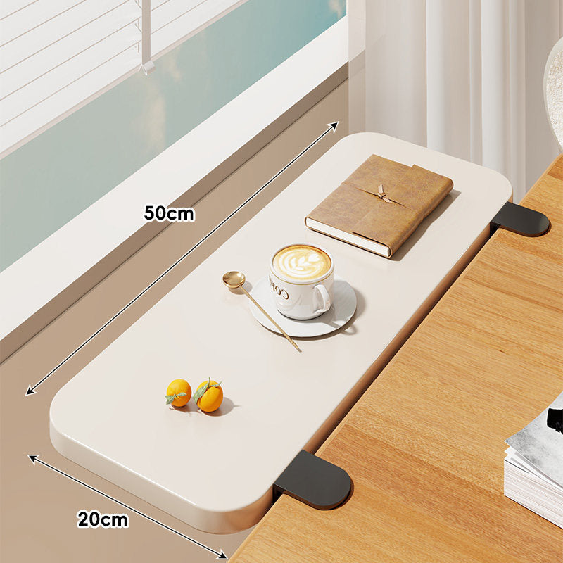Clamp-On Window Sill Desk Extension Shelf