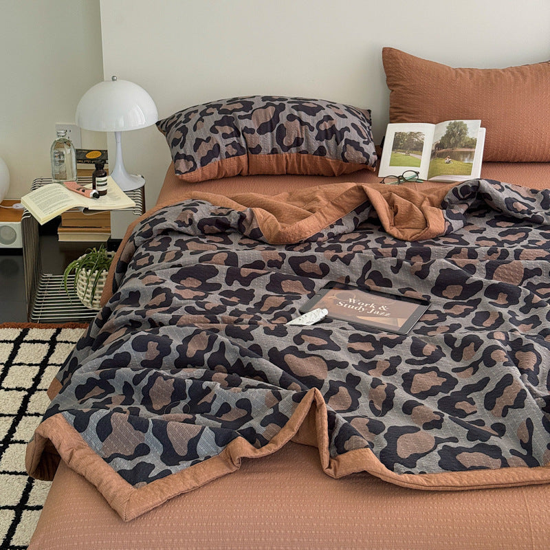 Striped Lightweight Quilted Bedspread