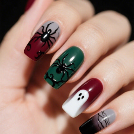 Artistic Halloween Themed Nail Art Stornfield