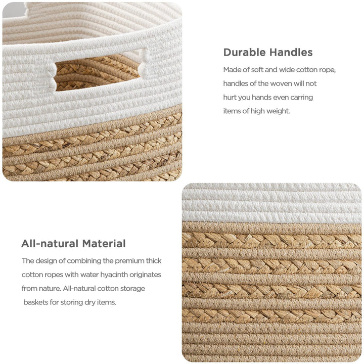 Functional storage basket with carrying handles Stornfield