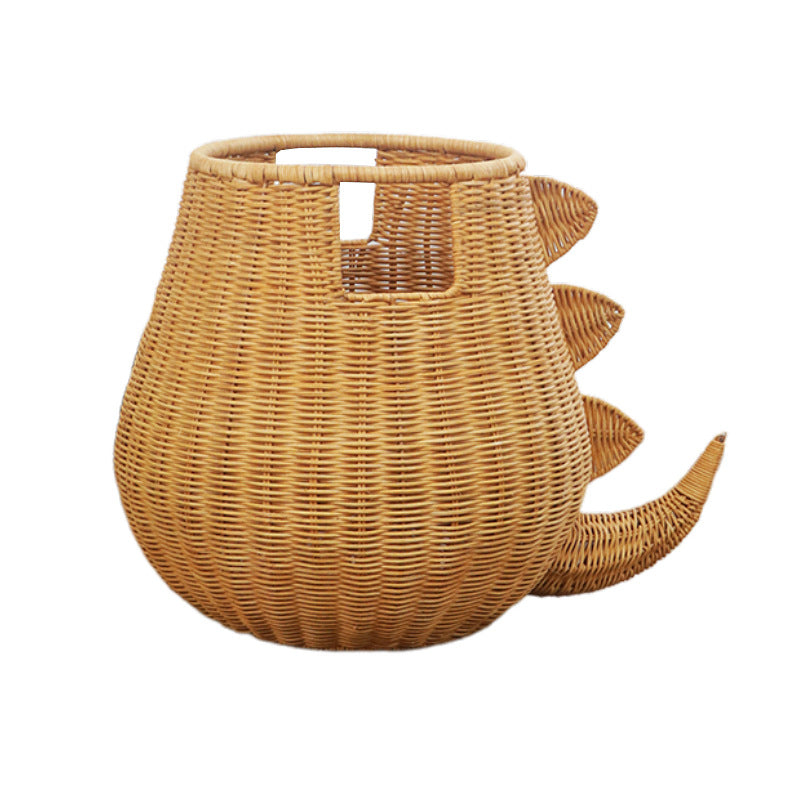 Creative Dinosaur-Shaped Woven Storage Basket Stornfield