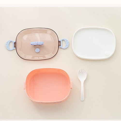 Dual-Compartment Lunch Box with Removable Insert
