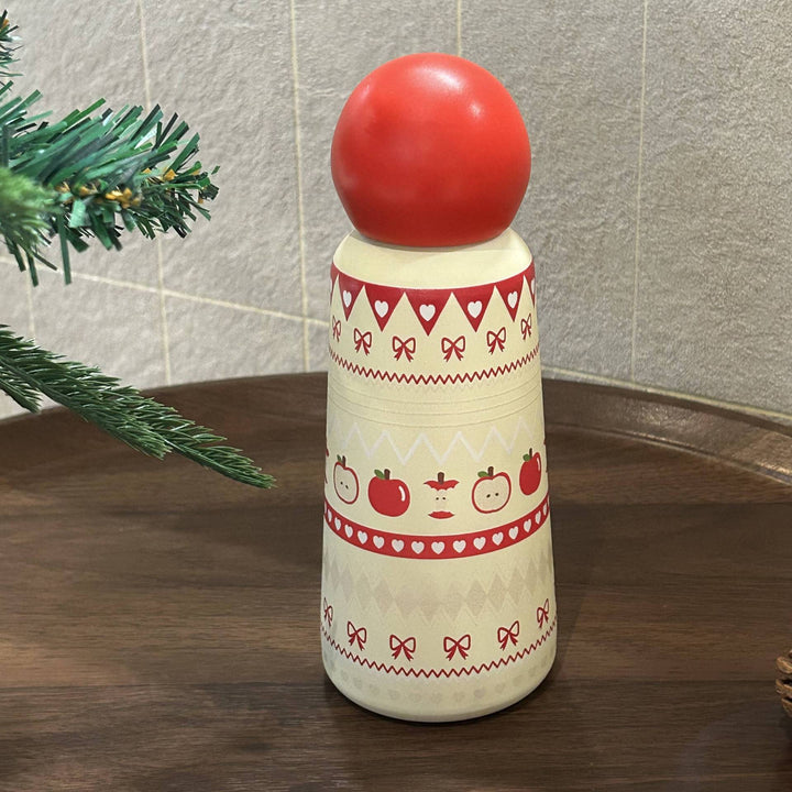 Ladies thermos bottle with playful apple design Stornfield