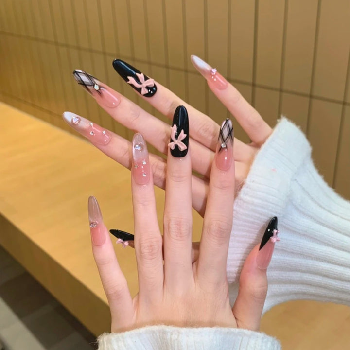Natural Ombre Acrylic Nail Set Stornfield