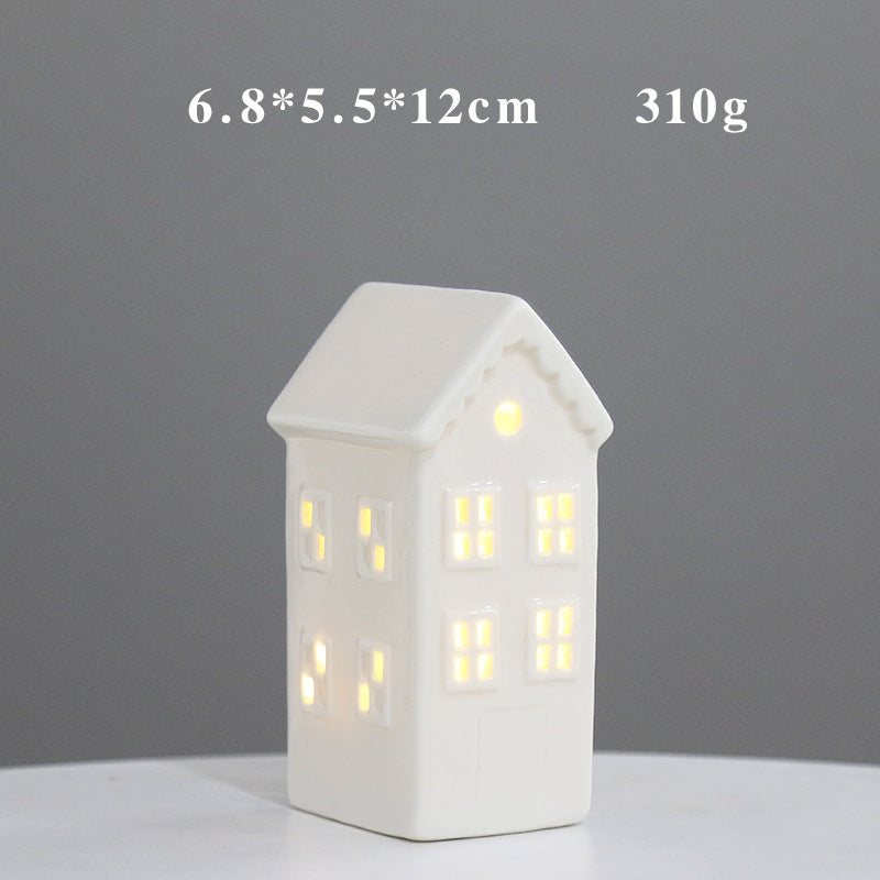 Decorative Ceramic House Lantern Stornfeild 1790310210