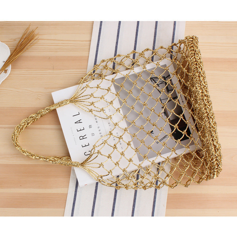 Creative mesh handbag with inner pouch Stornfield