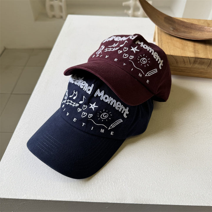 Women's Embroidered Graphic Visor Cap Stornfield