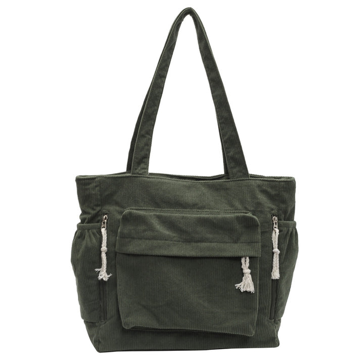 Textured Multi-Pocket Tote Bag Stornfield