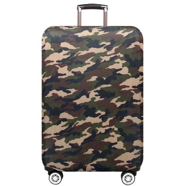 Unisex stretchable suitcase cover with cute alpaca design, elastic protective cover for hard-shell and fabric suitcases Stornfield