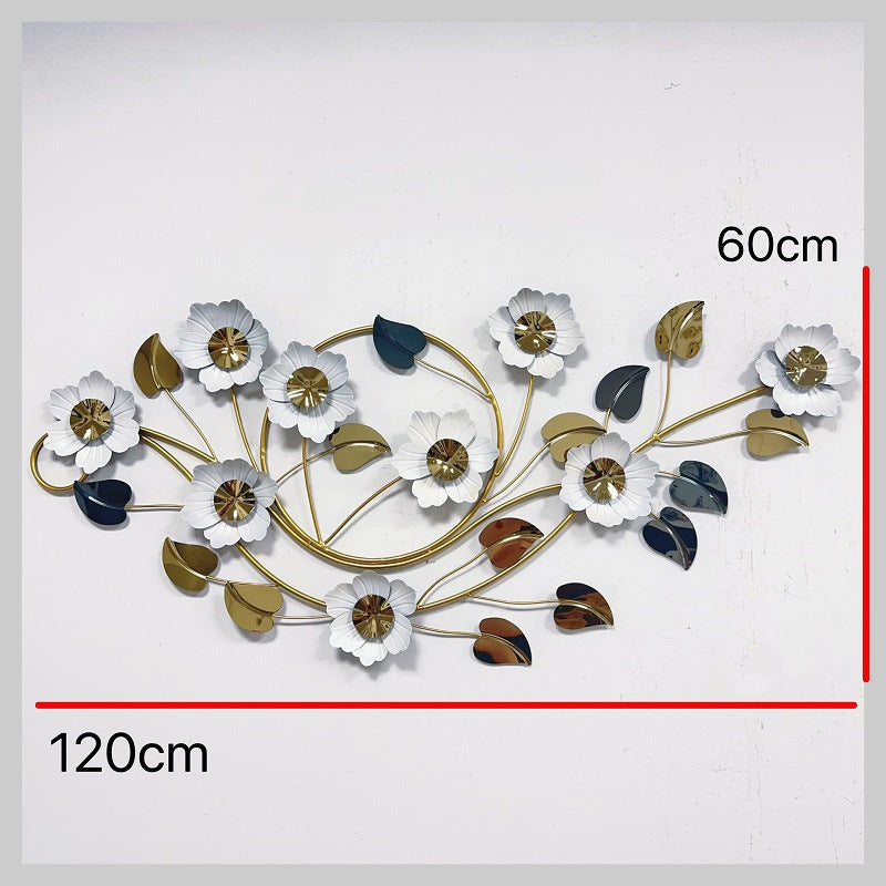 Floral Metal Wall Art Decor Stornfield